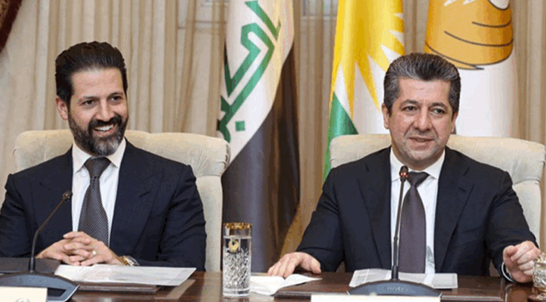 مسرور بارزانی، نخست وزیر اقلیم کوردستان و قباد طالبانی، معاون نخست وزیر اقلیم کوردستان